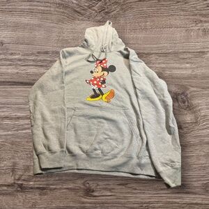 Size Large Disney Minnie Mouse Pull Over Hoodie NWOT